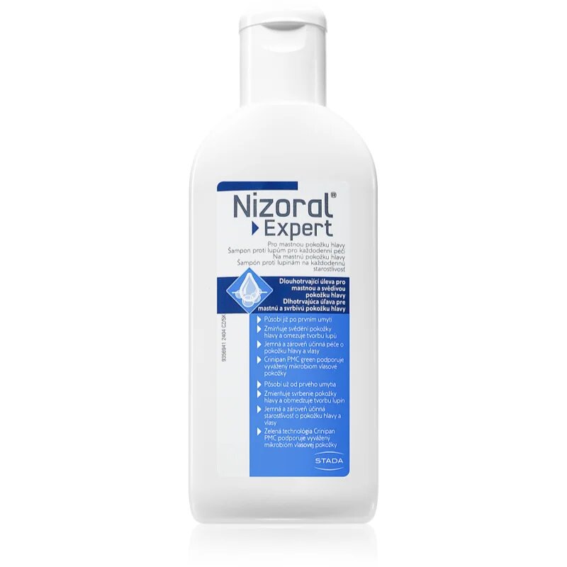 Nizoral Expert nežni čistilni šampon proti mastnemu prhljaju 200 ml