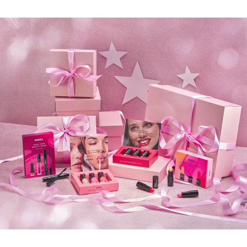 NOBEA Beauty Pleasure Make Your Lips Colorful Gift Set set šmink darilna izdaja