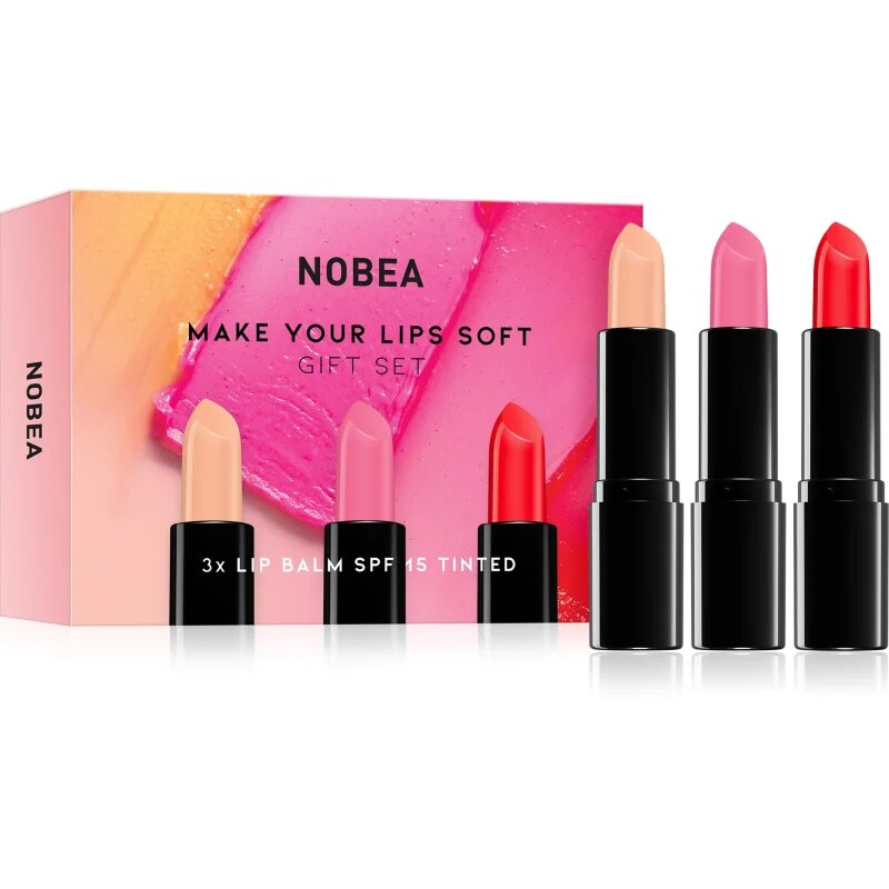 NOBEA Beauty Pleasure Make Your Lips Soft Gift Set set za ustnice darilna izdaja