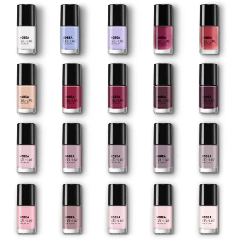 NOBEA Day-to-Day Gel-like Nail Polish lak za nohte z gel učinkom odtenek Blue violet #N61 6 ml
