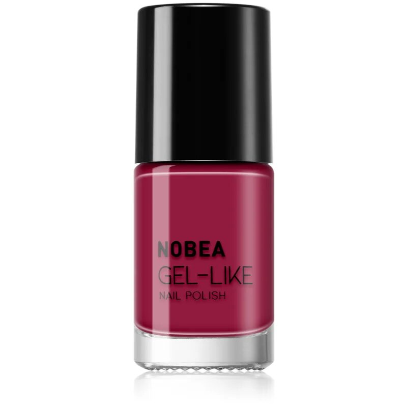 NOBEA Day-to-Day Gel-like Nail Polish lak za nohte z gel učinkom odtenek Pomegranate red #N45 6 ml