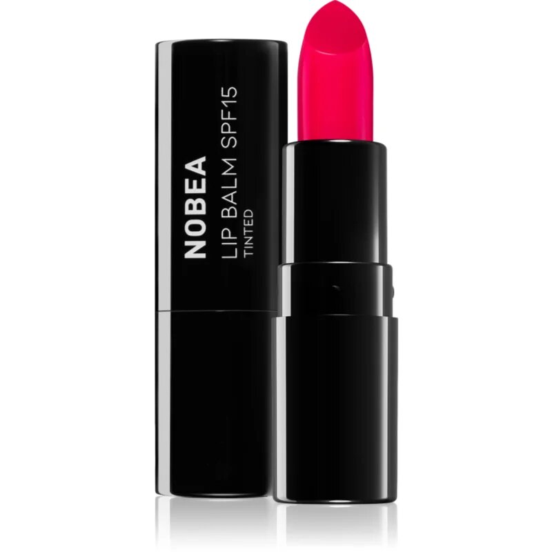 NOBEA Day-to-Day Lip Balm SPF 15 Tinted balzam za ustnice SPF 15 #L02 Cherry red 4 g