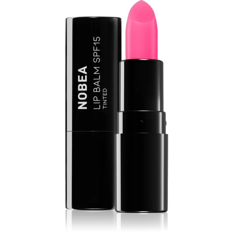 NOBEA Day-to-Day Lip Balm SPF 15 Tinted balzam za ustnice SPF 15 #L03 Peony pink 4 g