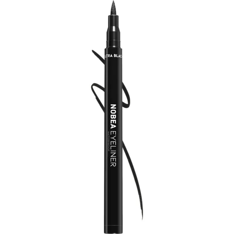 NOBEA Day-to-Day Liquid Pen Eyeliner vodoodporno tekoče črtalo za oči v peresu odtenek Ultra Black 1.1 ml