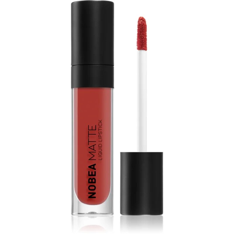 NOBEA Day-to-Day Matte Liquid Lipstick mat tekoča šminka odtenek Carmine Red #M09 7 ml