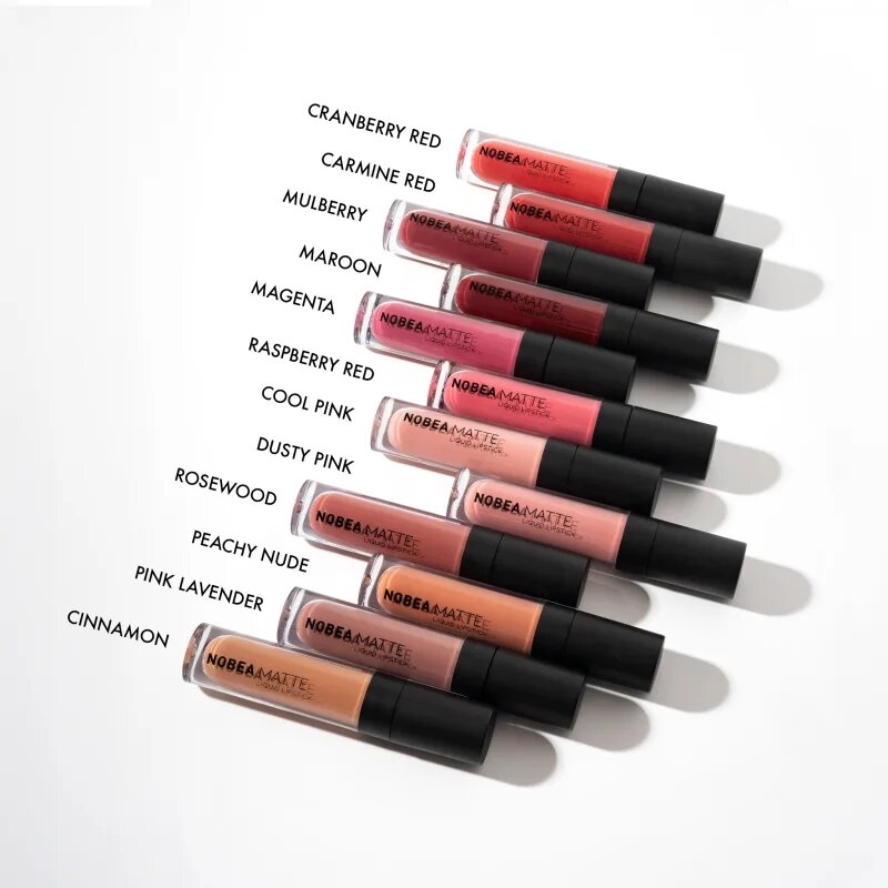 NOBEA Day-to-Day Matte Liquid Lipstick mat tekoča šminka odtenek Cinnamon #M05 7 ml