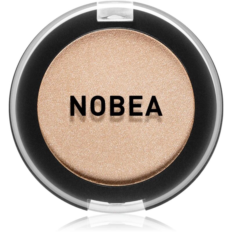NOBEA Day-to-Day Mono Eyeshadow senčila za oči z bleščicami odtenek Toasted almond 35 g