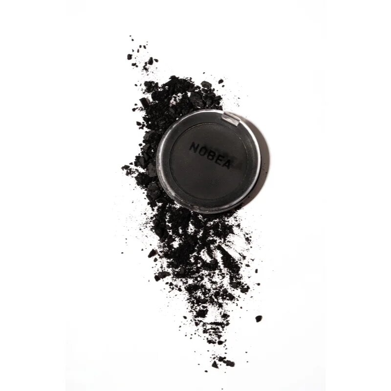 NOBEA Day-to-Day Mono Eyeshadow senčila za oči z mat učinkom odtenek Black chant 3.5 g