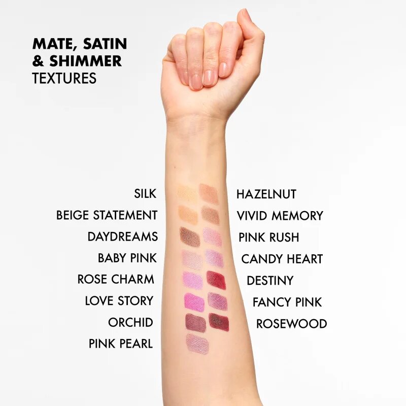 NOBEA Day-to-Day Rosy Glam Eyeshadow Palette paleta senčil za oči 24 g