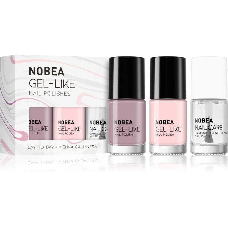 NOBEA Day-to-Day Vienna Calmness Set set lakov za nohte 3x6 ml