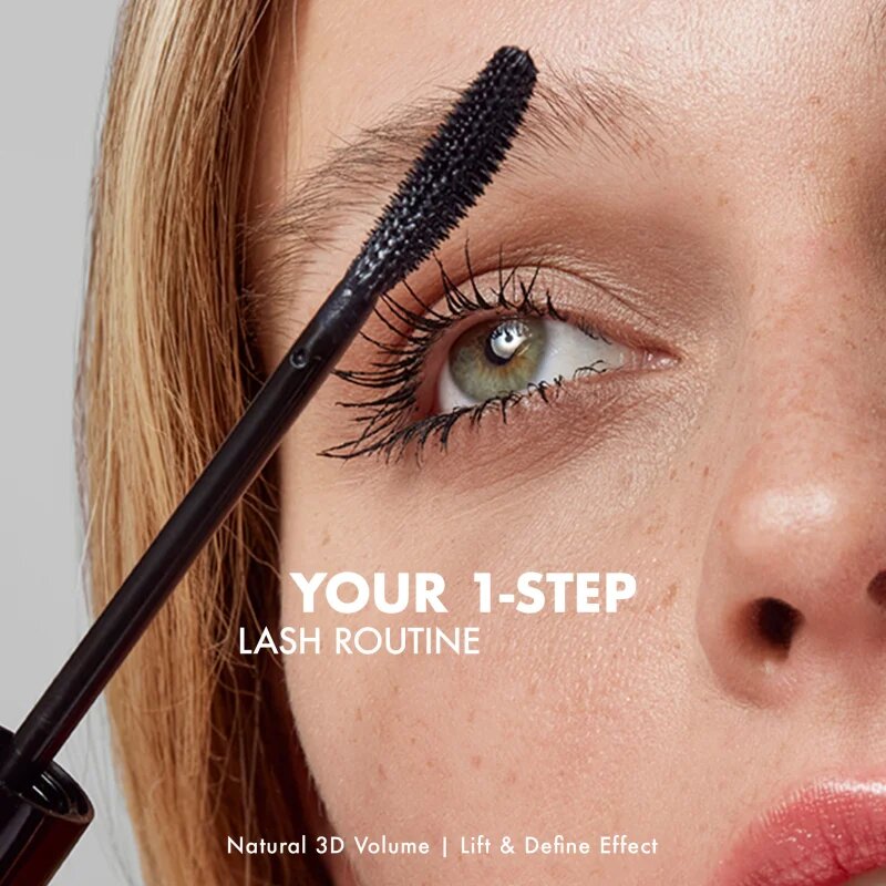 NOBEA Festive 3D Effect Mascara maskara za volumen s 3D učinkom odtenek 001 Black 8 ml