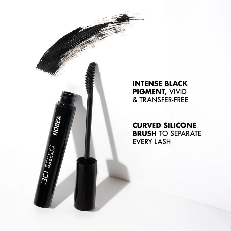NOBEA Festive 3D Effect Mascara maskara za volumen s 3D učinkom odtenek 001 Black 8 ml