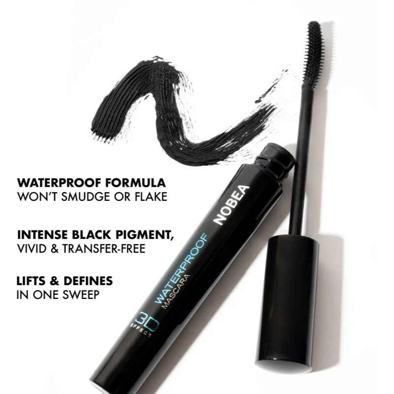 NOBEA Festive 3D Waterproof Mascara vodoodporna maskara za volumen 8 ml