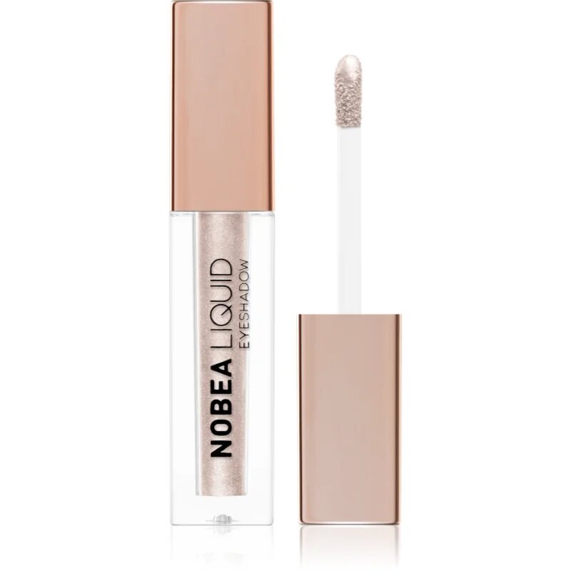 NOBEA Metal Liquid Eyeshadow tekoče senčilo za oči odtenek Moonstone #E03 4 ml