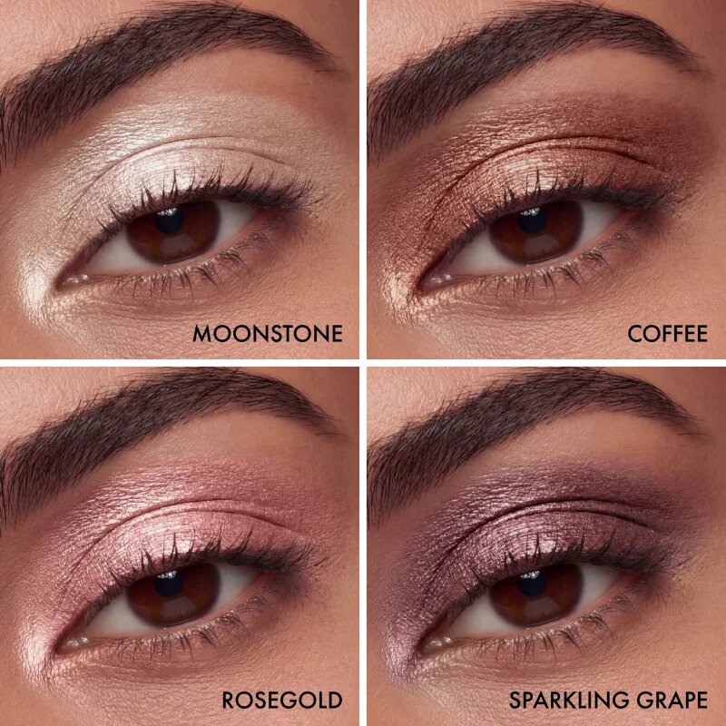 NOBEA Metal Liquid Eyeshadow tekoče senčilo za oči odtenek Moonstone #E03 4 ml
