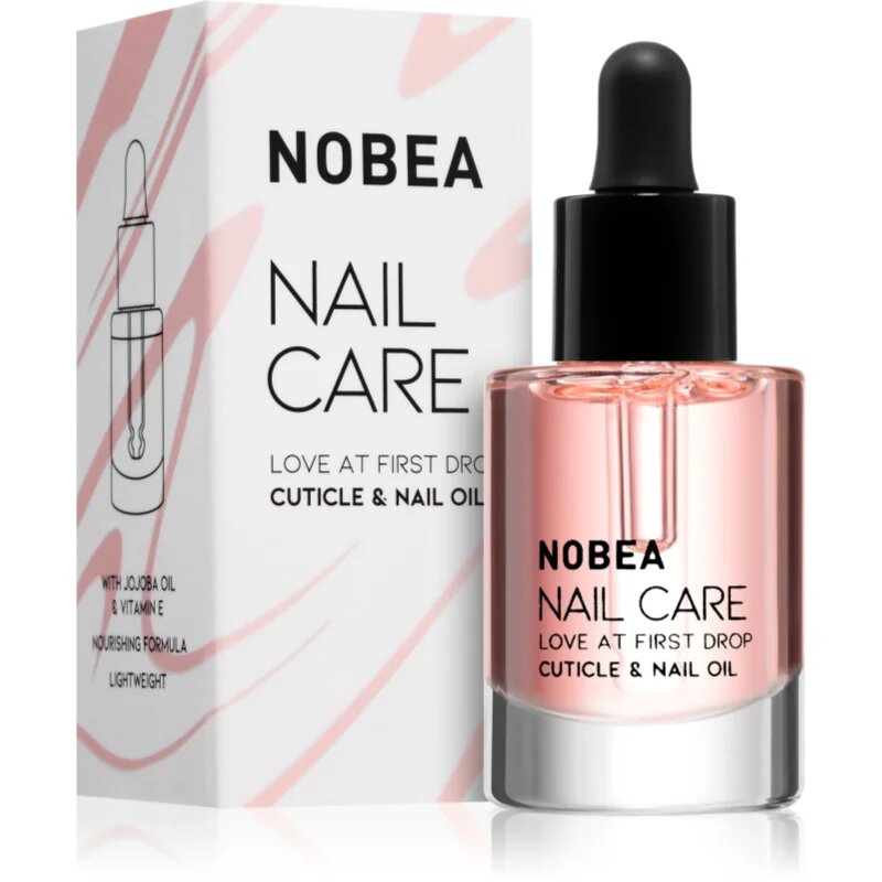 NOBEA Nail Care Love at first drop Cuticle & Nail oil hranilno olje za nohte in obnohtno kožo 12 ml