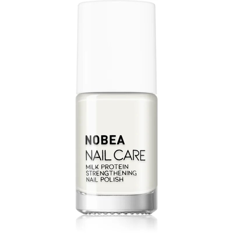 NOBEA Nail Care Milk Protein Strengthening Nail Polish lak za krepitev nohtov 6 ml