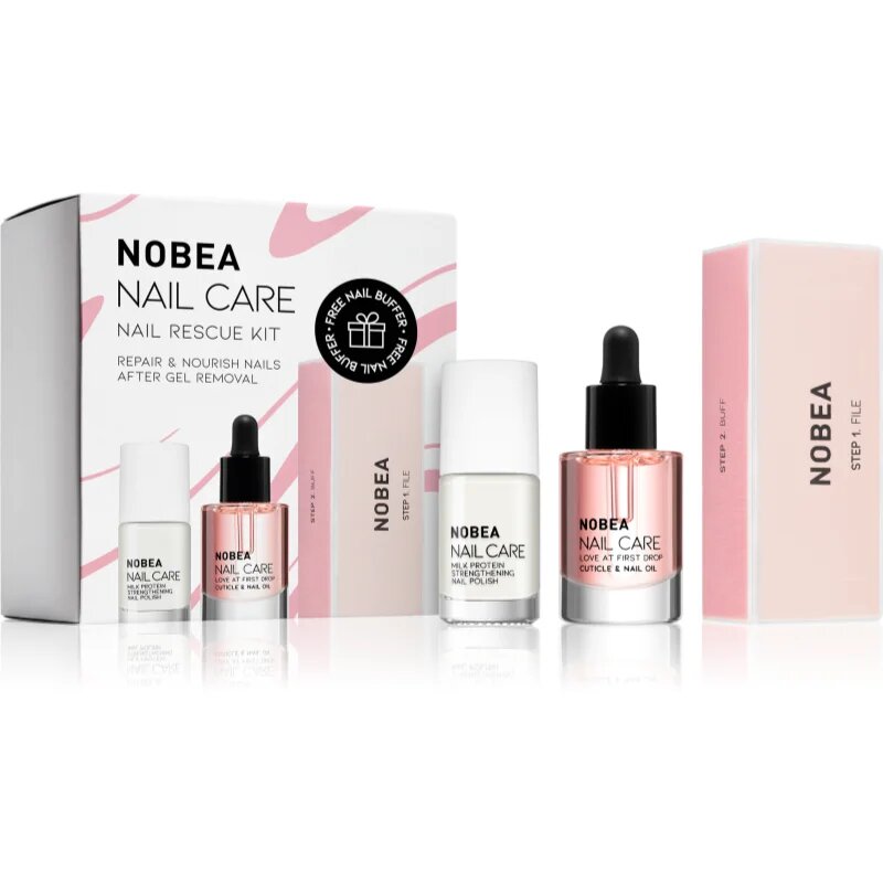 NOBEA Nail Care Nail Rescue set darilni set za nohte