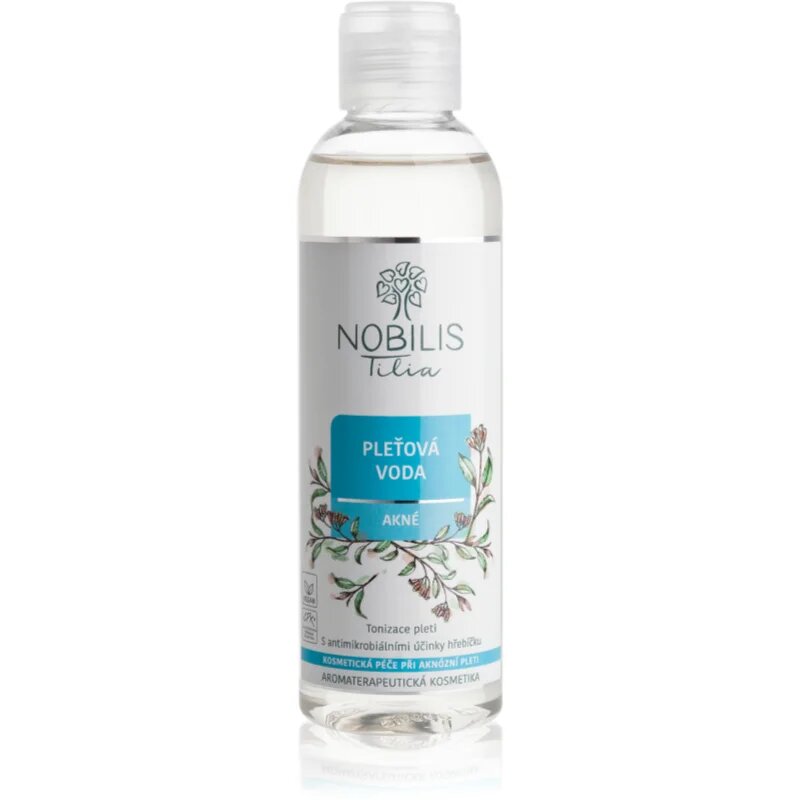 Nobilis Tilia Acne care globinsko čistilna voda za obraz za problematično kožo akne 200 ml