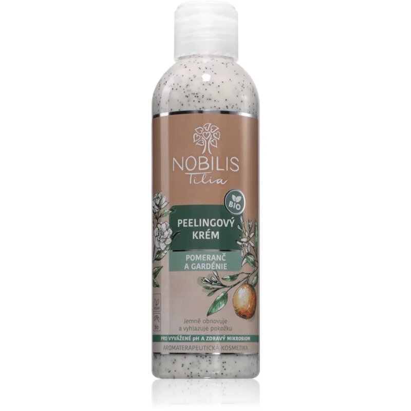 Nobilis Tilia Exfoliating Cream krema za prhanje s pilingom dišave Pomeranč a Gardénie 200 ml