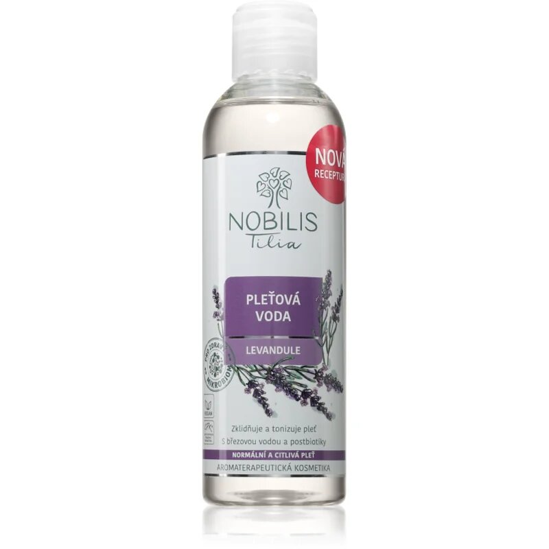 Nobilis Tilia Face Lotion Lavender sivkina voda s pomirjajočim učinkom 200 ml
