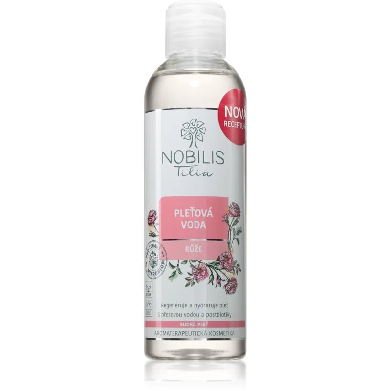 Nobilis Tilia Face Lotion Rose vlažilna voda za obraz proti staranju 200 ml