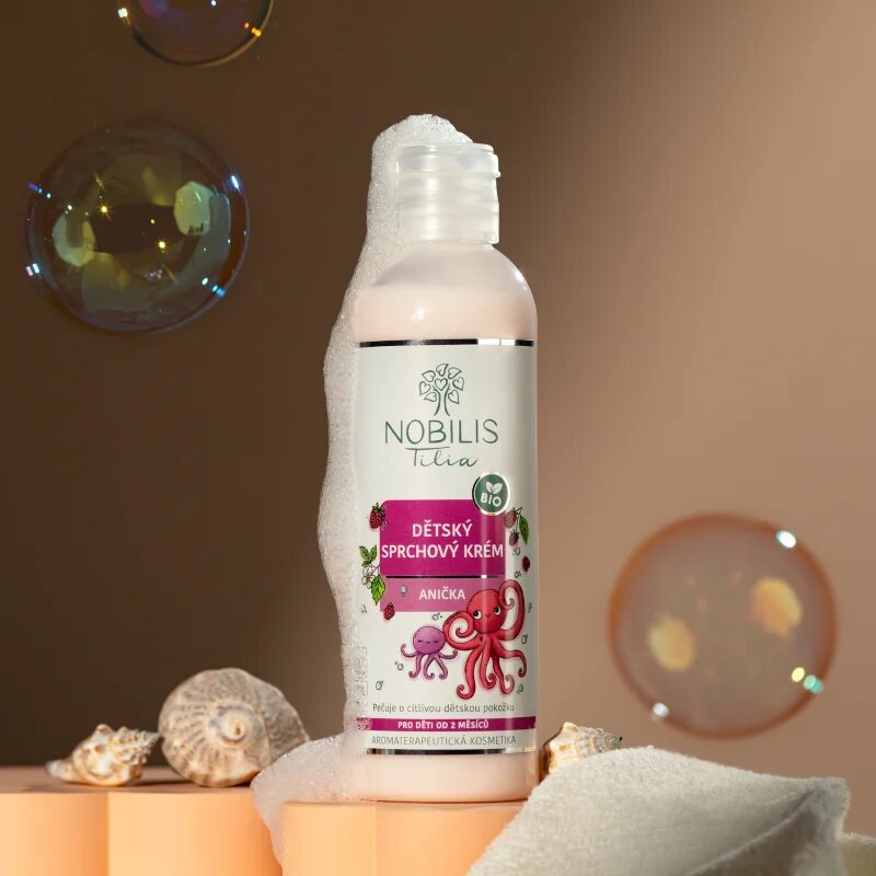Nobilis Tilia Kids' Care Anička krema za prhanje za otroke 200 ml