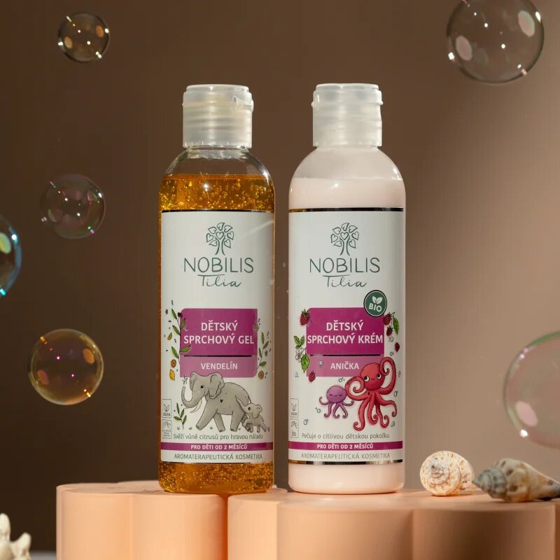Nobilis Tilia Kids' Care Anička krema za prhanje za otroke 200 ml