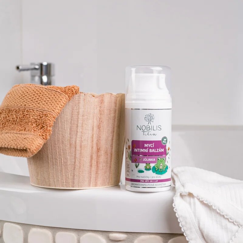 Nobilis Tilia Kids' Care Jůlinka balzam za umivanje za intimne predele 100 ml