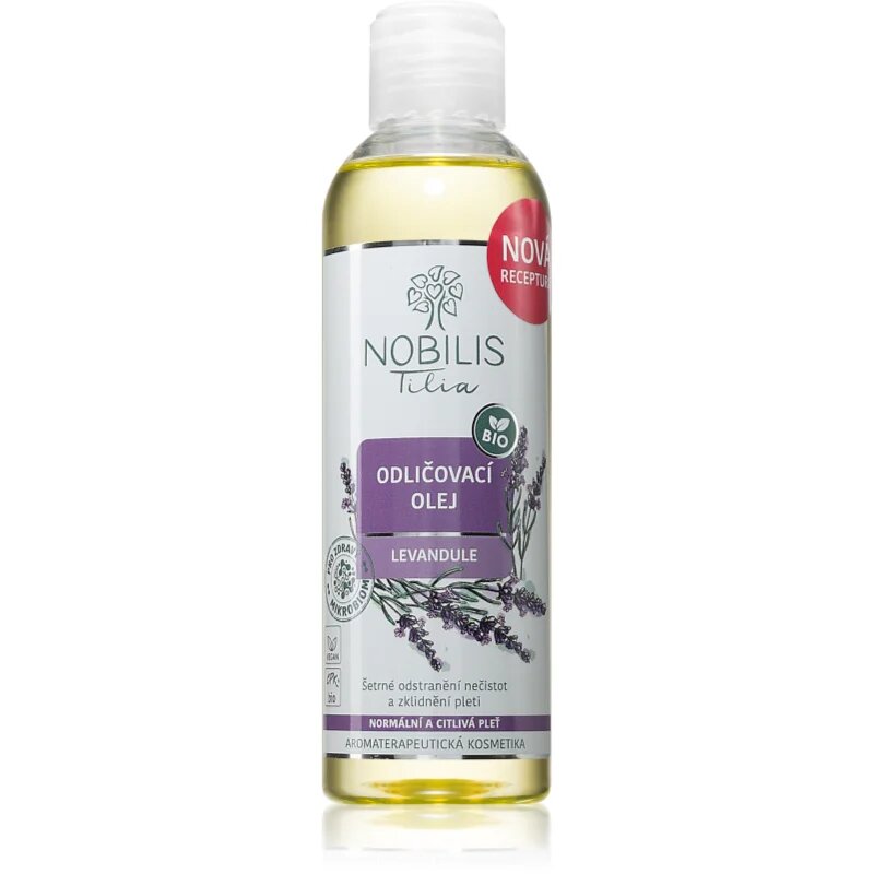Nobilis Tilia Odličovací Olej Levandule olje za odstranjevanje ličil Sivka s pomirjajočim učinkom 200 ml