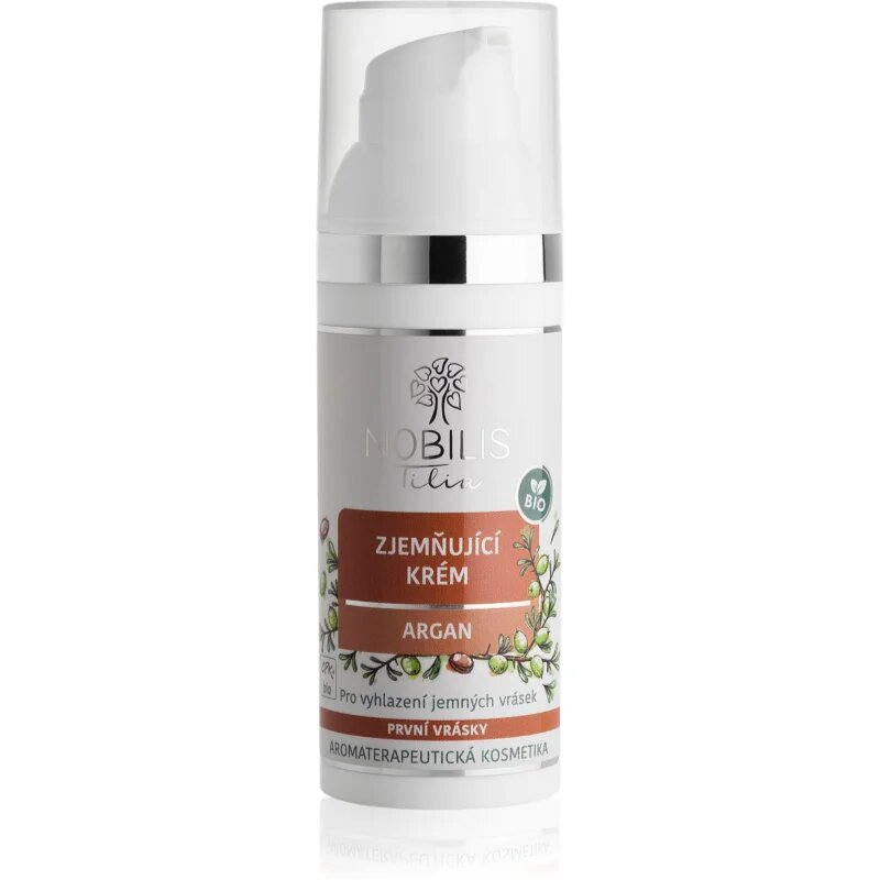 Nobilis Tilia Zjemňující Krém Argan regeneracijska in vlažilna krema z gladilnim učinkom 50 ml