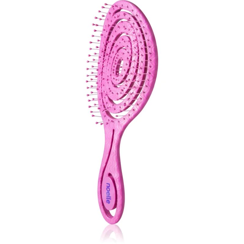 Noelle Hairbrush ravna krtača Pink Spiral 1 kos