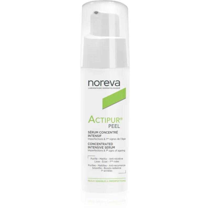 Noreva Actipur Peel Concentrated Intensive Serum eksfoliacijski piling serum za občutljivo k aknam nagnjeno kožo 30 ml