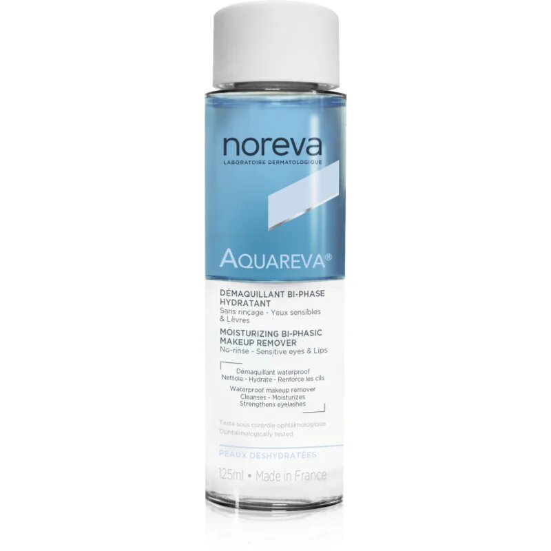 Noreva Aquareva Moisturizing Bi-Phasic Makeup Remover dvofazni odstranjevalec make-upa 125 ml