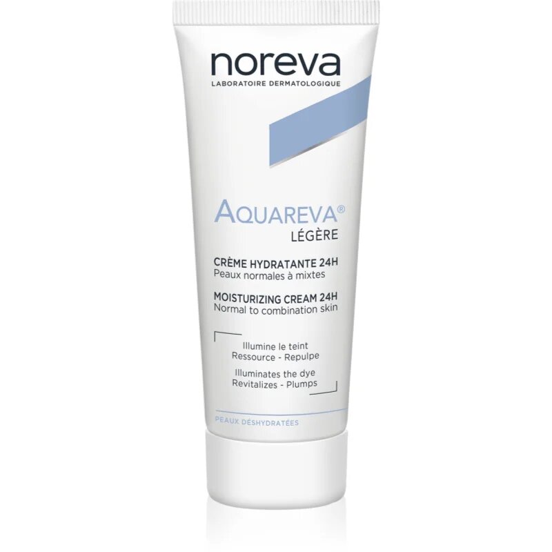 Noreva Aquareva Moisturizing Cream 24h lahka vlažilna krema 40 ml
