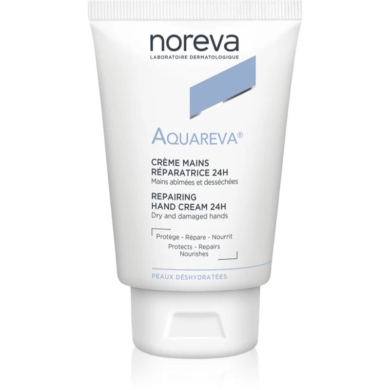 Noreva Aquareva Repairing Hand Cream 24H regeneracijska krema za roke z vlažilnim učinkom 50 ml