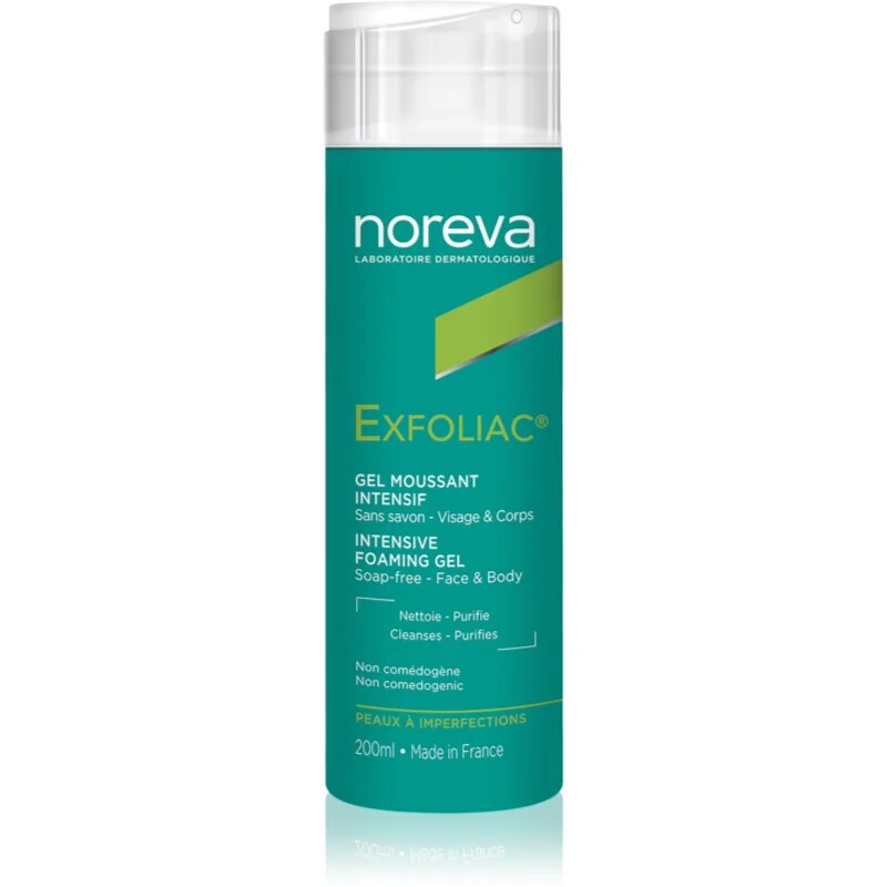 Noreva Exfoliac Intensive Foaming Gel čistilni penasti gel proti nepravilnostim na koži 200 ml