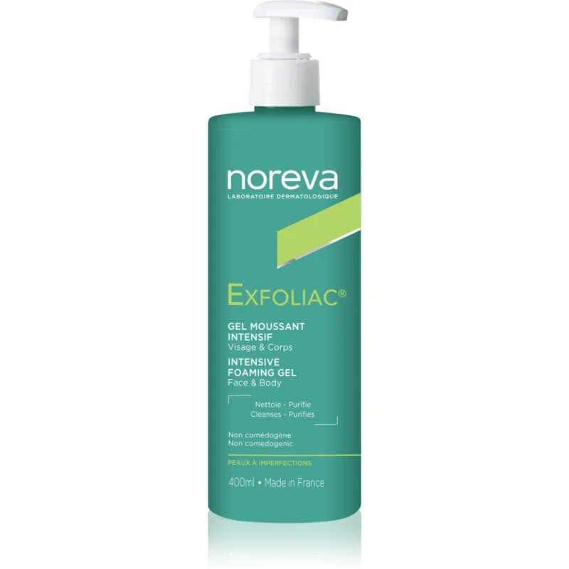 Noreva Exfoliac Intensive Foaming Gel čistilni penasti gel proti nepravilnostim na koži 400 ml