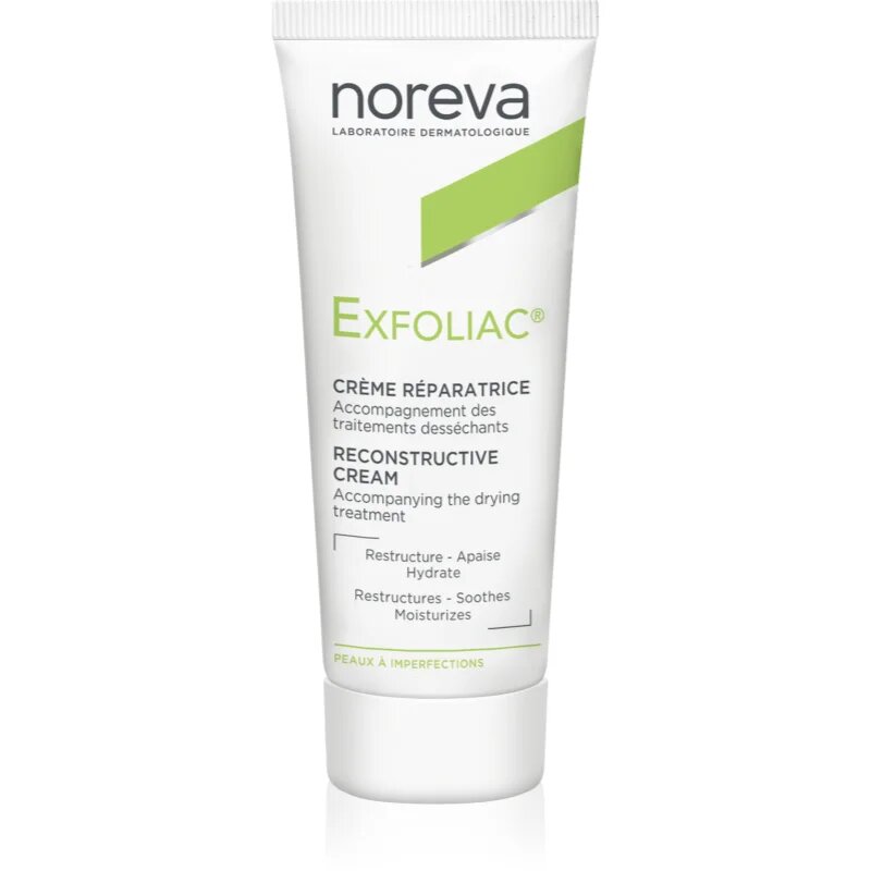 Noreva Exfoliac Reconstructive Cream regeneracijska krema 40 ml