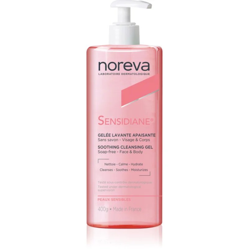 Noreva Sensidiane Soothing Cleansing Gel pomirjevalni čistilni gel 400 g