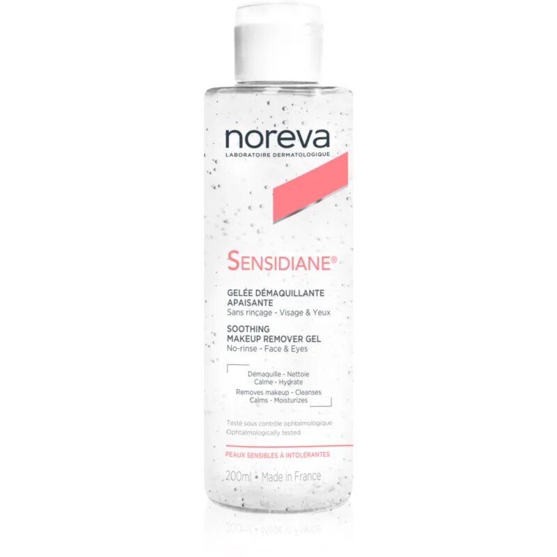Noreva Sensidiane Soothing Make-up Remover Gel čistilni gel za odstranjevanje ličil 200 ml