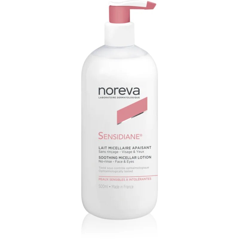 Noreva Sensidiane Soothing Micellar Lotion micelarni gel za odstranjevanje ličil 500 ml