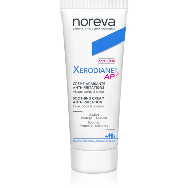 Noreva Xerodiane AP+ Soothing Anti-irritation Cream vlažilna krema za pomirjanje razdraženja 40 ml