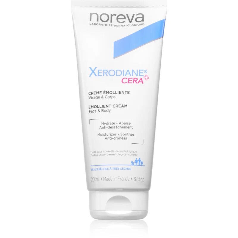 Noreva Xerodiane® Cera Emollient Cream hranilna krema za zelo suho kožo 200 ml