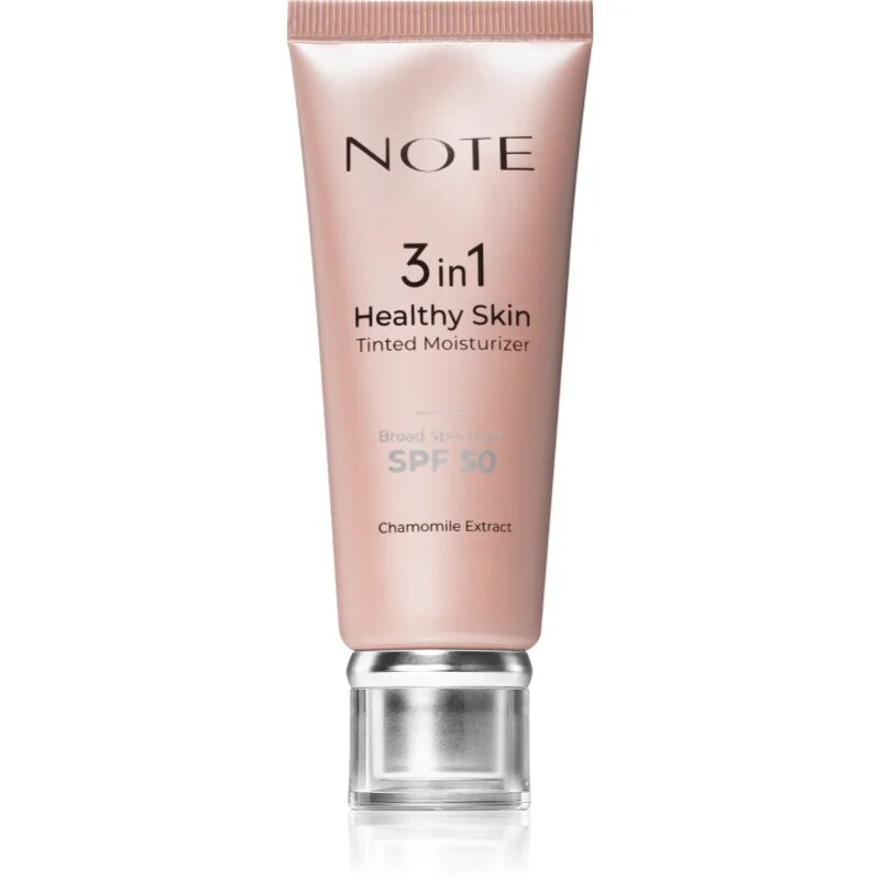 Note Cosmetique 3 in 1 Healthy Skin tonizirajoča vlažilna krema SPF 50 30 ml
