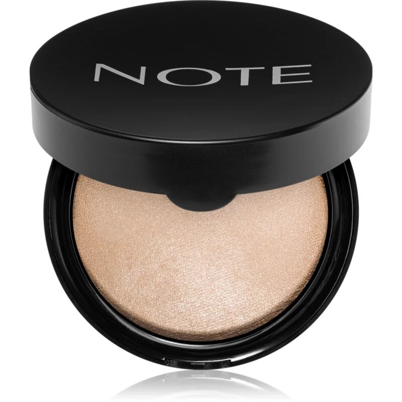 Note Cosmetique Baked Highlighter zapečen osvetljevalec odtenek 01 Moonlight 10 g