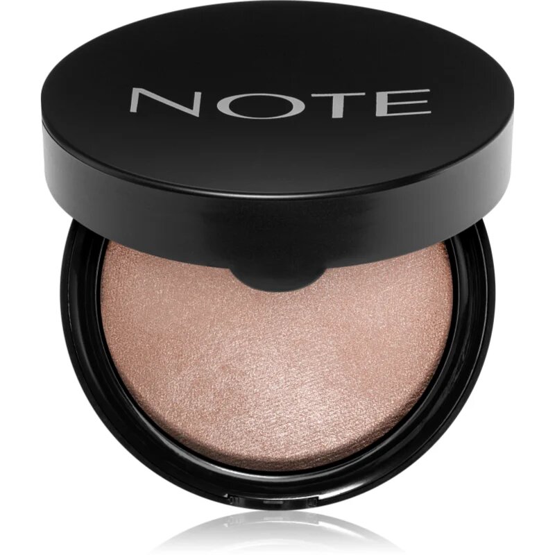 Note Cosmetique Baked Highlighter zapečen osvetljevalec odtenek 02 Sun Kiss 10 g
