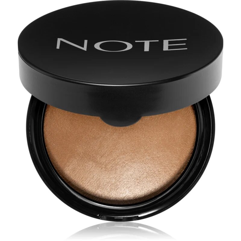 Note Cosmetique Baked Powder posvetlitveni pečeni puder odtenek 03 Caramel Cake 10 g