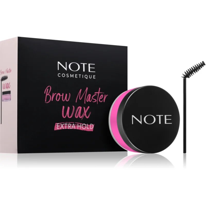 Note Cosmetique Brow Master Wax vosek za fiksacijo obrvi s krtačko 50 ml