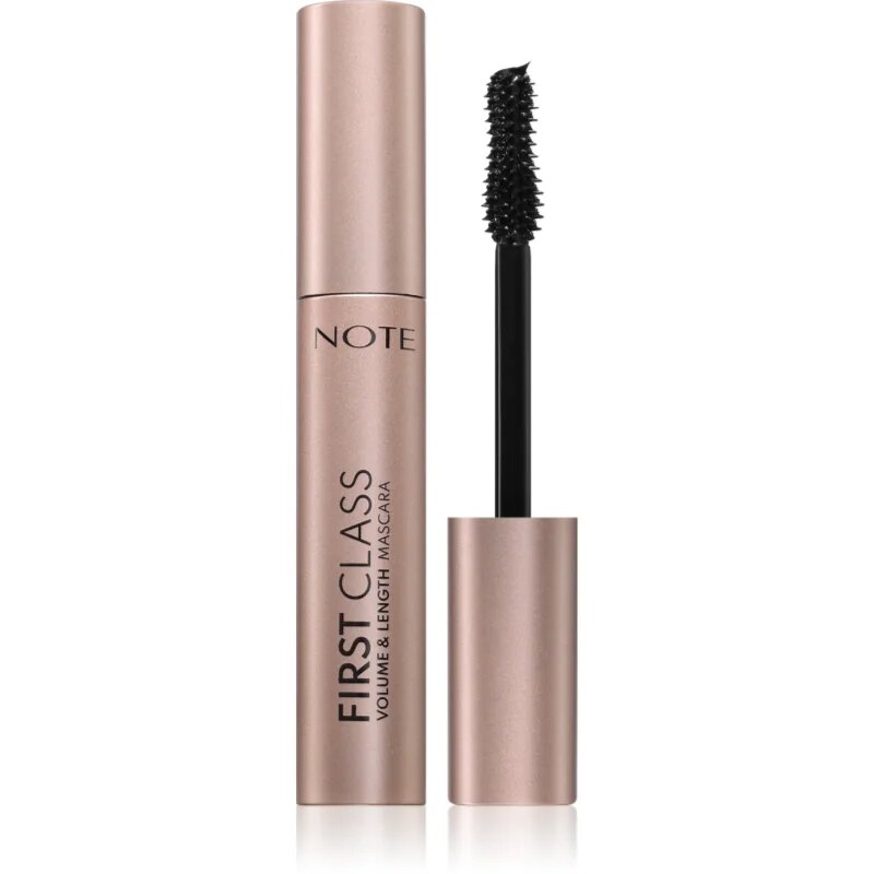 Note Cosmetique First Class Volume & Length maskara za volumen in podaljšanje trepalnic 12 ml